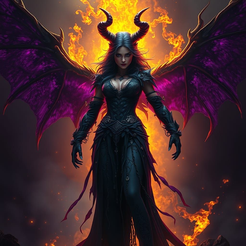 Emma Releases Her Inner Demons: Dark Fantasy Art