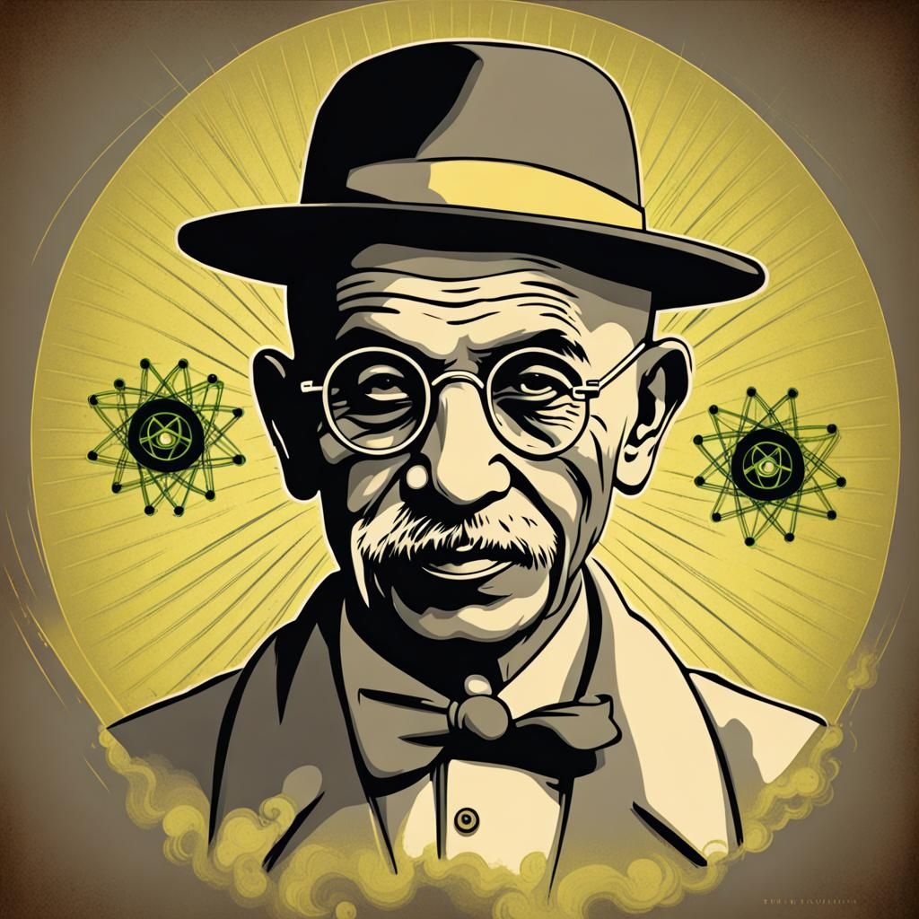 AI Interpretation of "Nuclear Ghandi"