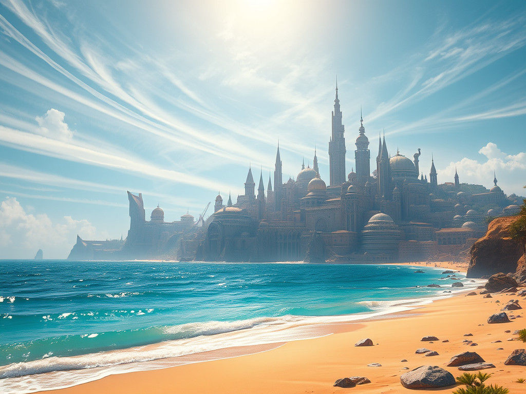 Futuristic Metropolis Elyria Rises from the Shoreline