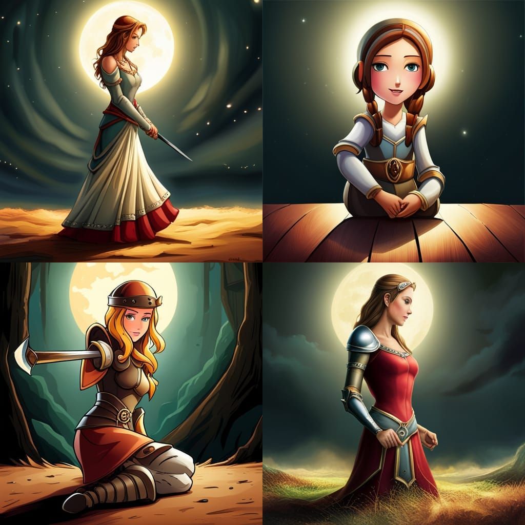 Fairy Tale: Knight Rescues Fairy in Bottle