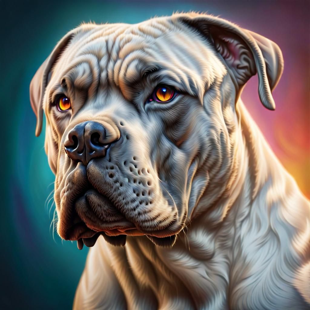 Cane corso dog close upx