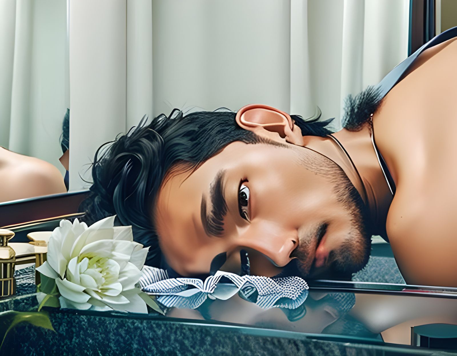 Blind Man's Reflection: A Visual Paradox