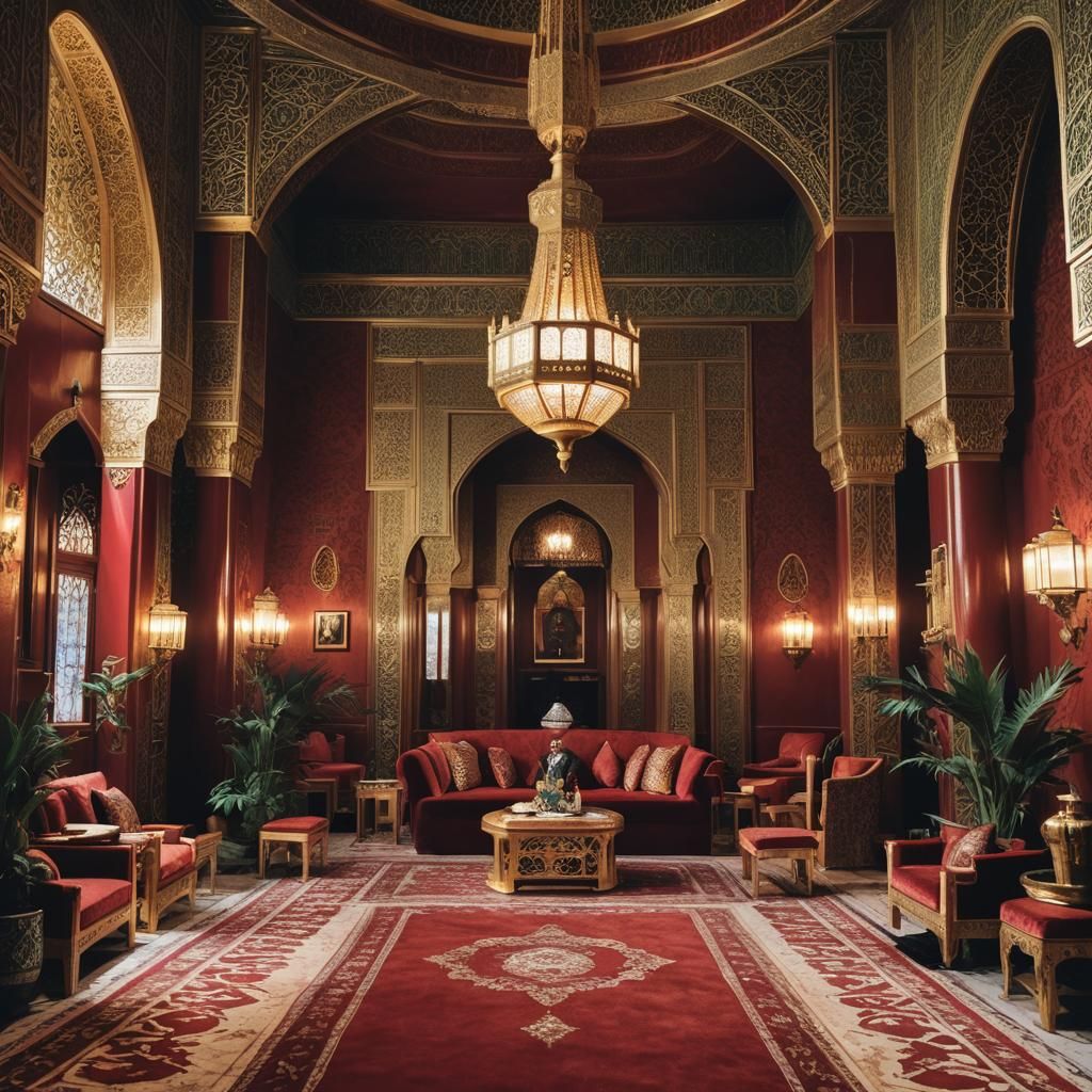 Hassan II on Bel-Air Throne with Will Smith