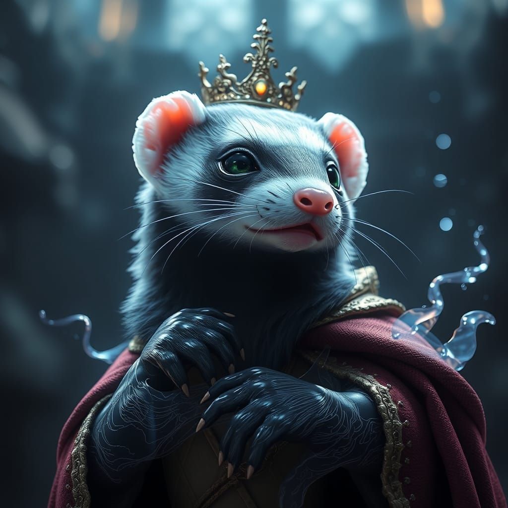 Ghost Ferret in King's Arms: Detailed Matte Painting
