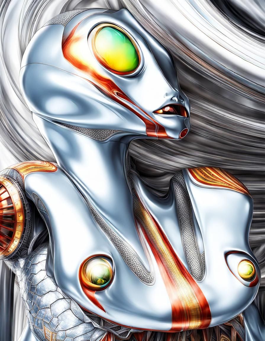 Photorealistic Aliens in Exotic Fashion: Masterpiece Photogr...