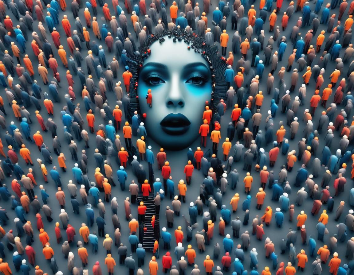 Surreal Autostereogram: Ode to Artistic Expression