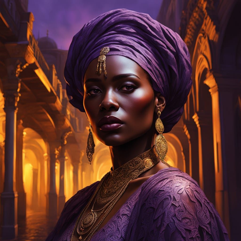 Dark Fantasy Woman in Santa Cruz de Triana