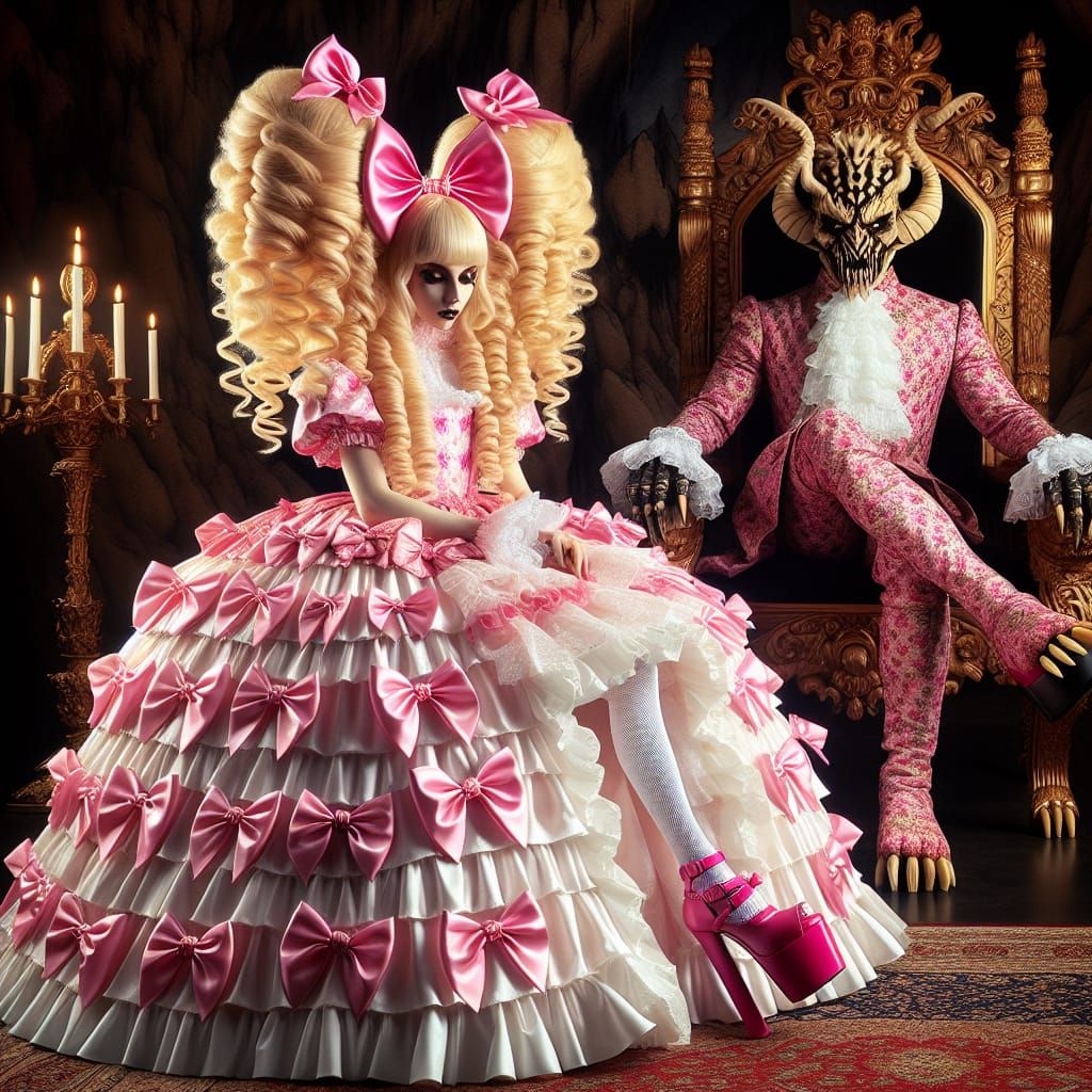 Regal Demon King and Frilly Maid