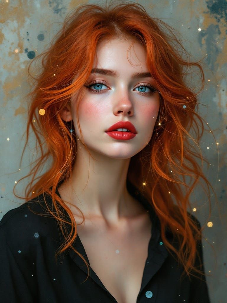 Vibrant Portrait in Cognitive Harmony