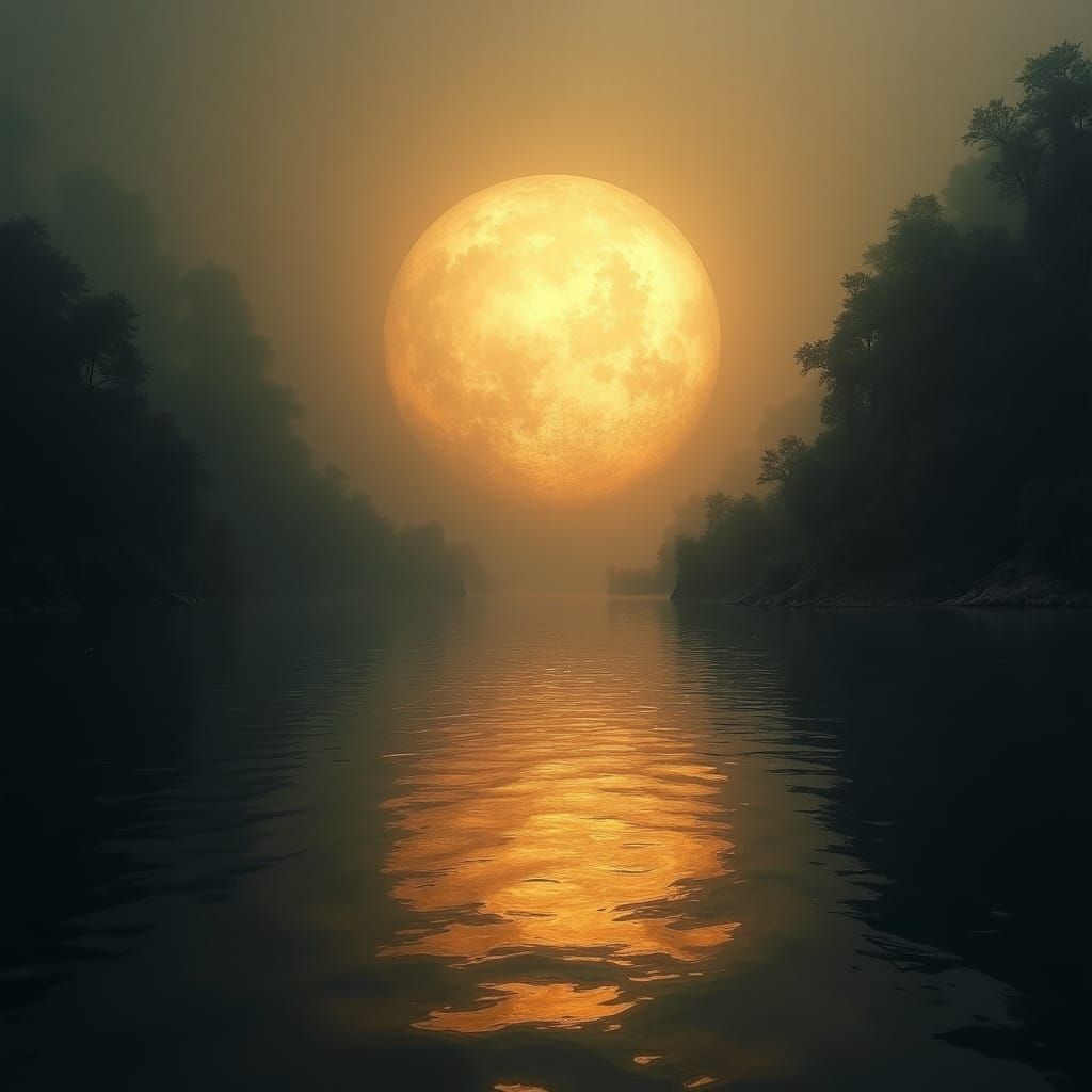 Primordial Earth Ethereal Landscape in Surrealist Style