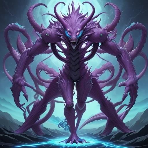 Anime-Style Fusion Creature of a Thousand Bodies