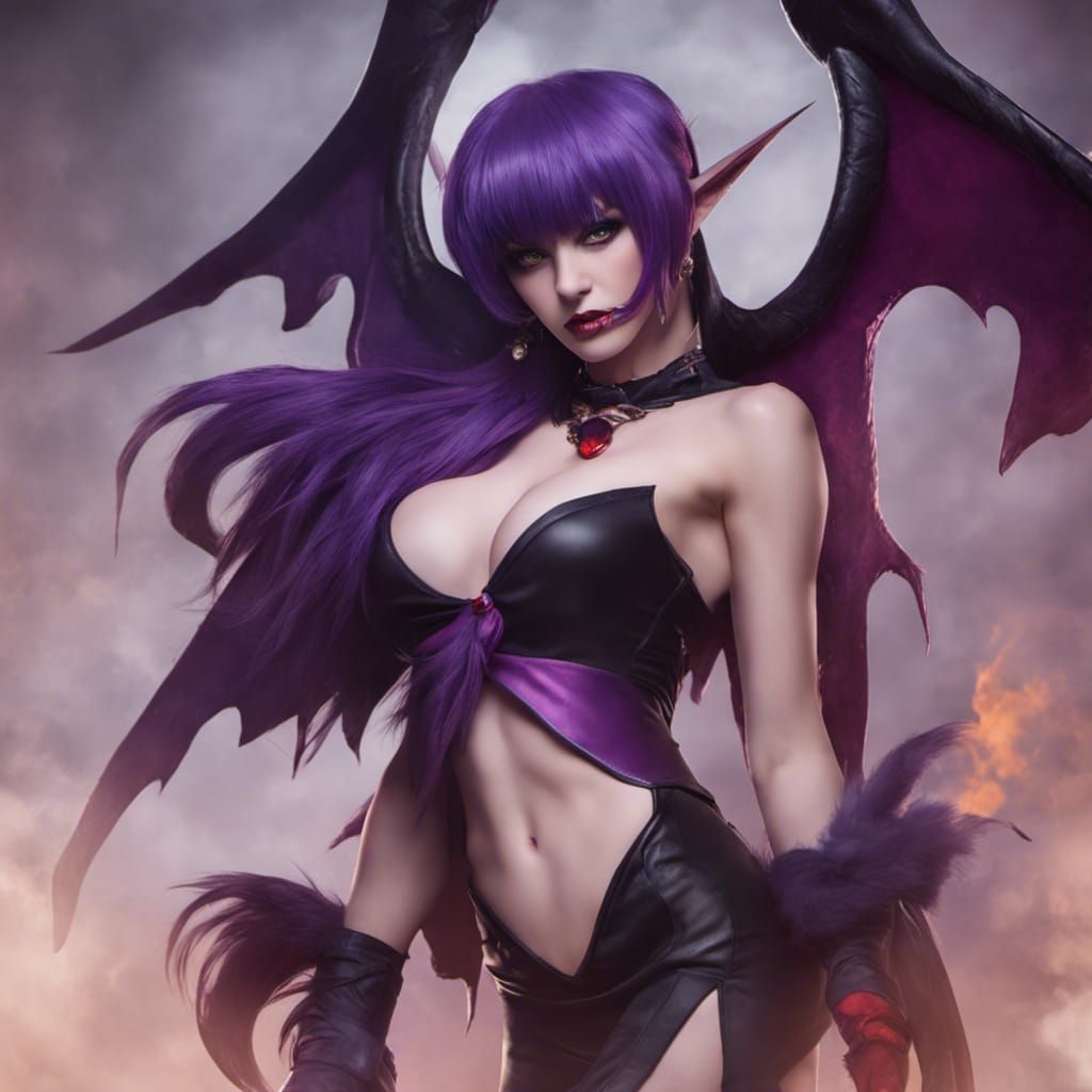 Morrigan Glamour Portrait with Natural Lighting