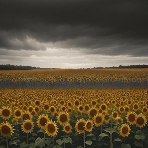 field of sunflowers