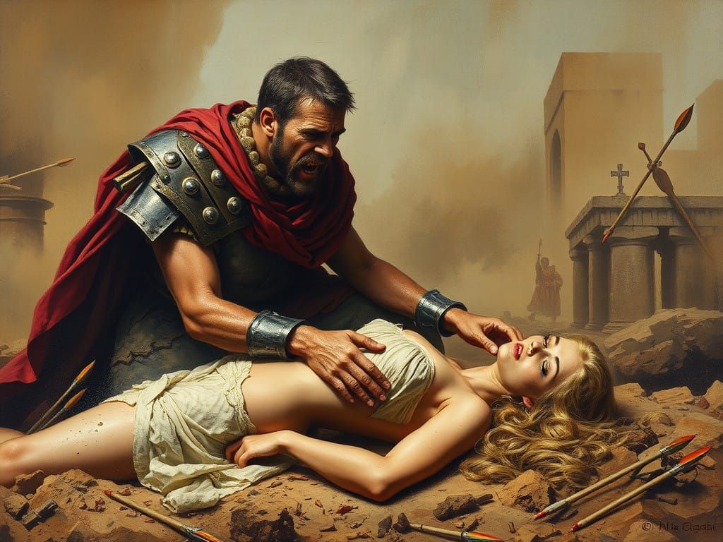 Warlord's Agony in Ancient Ruin