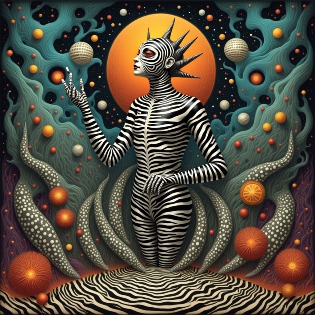 Surreal Cyberpunk Dreamscape