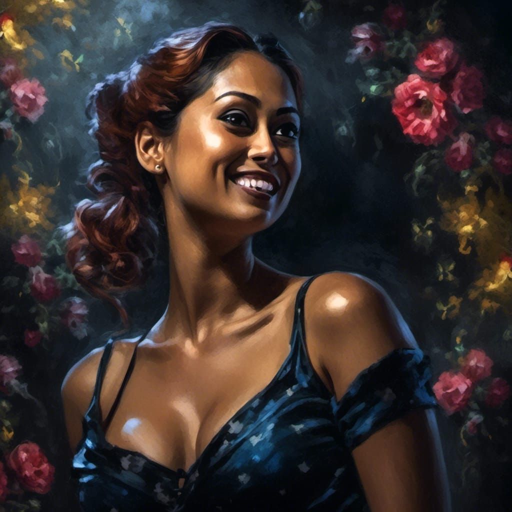 Minimalist Pinup Style Figure