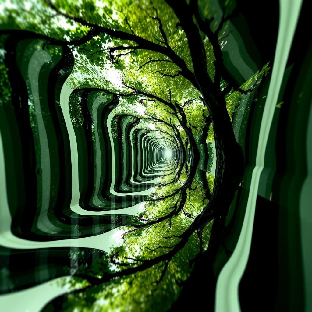 Intriguing Natural Optical Illusion Anomaly