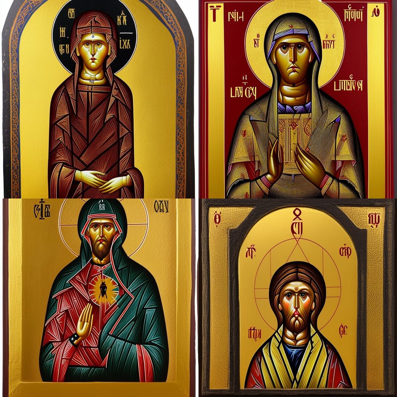 New "Orthodox" Icons from the Machine Ether