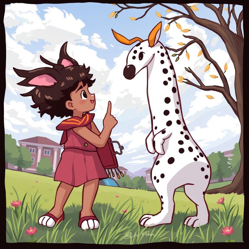 AI Generated Image of Simple Subject