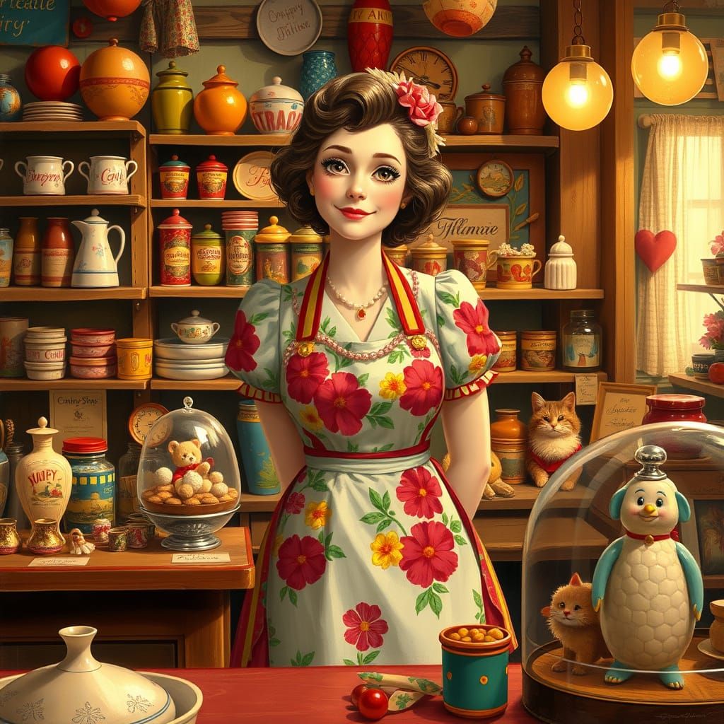 Vintage Five and Dime Queen Shares Whispers of the Past