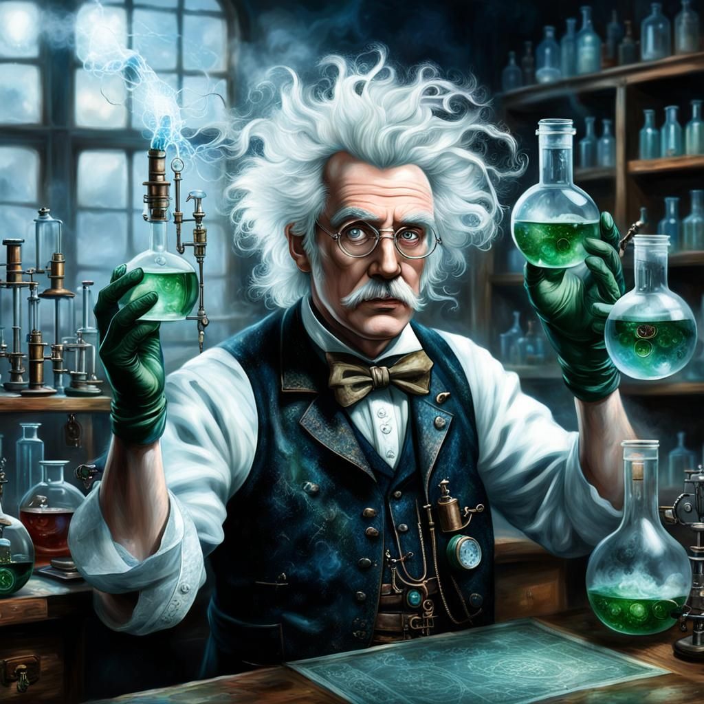 Mad Steampunk Scientist