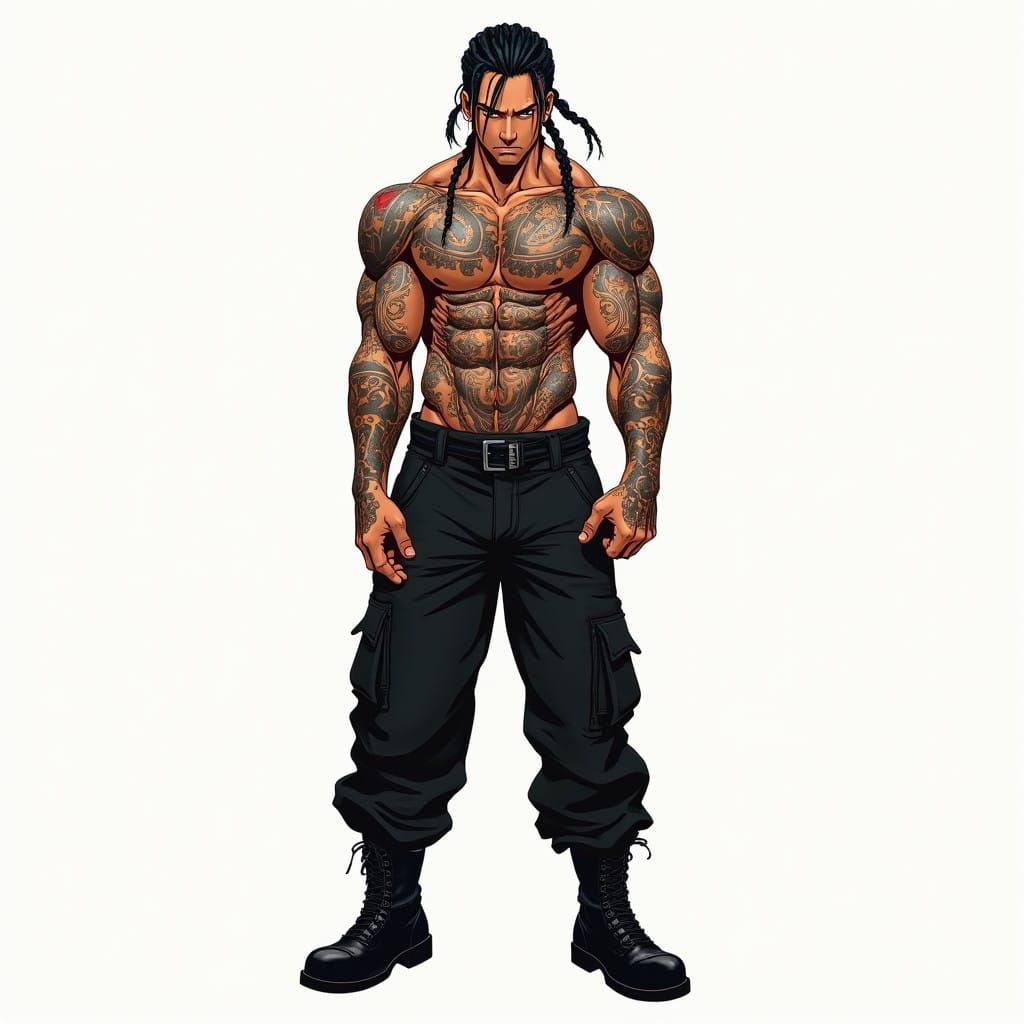 Confident Anime Warrior