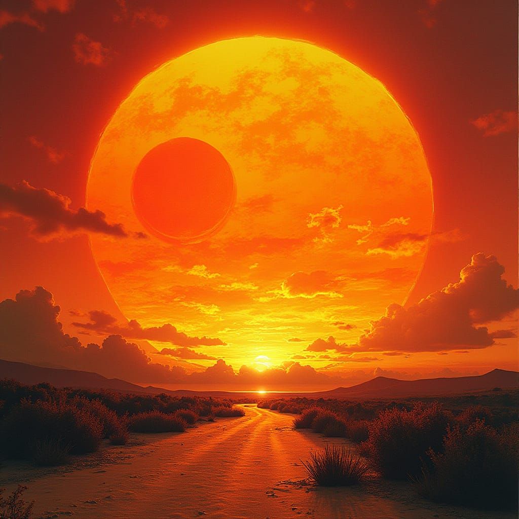 Blazing Sun Inspired by Hard Sun Song