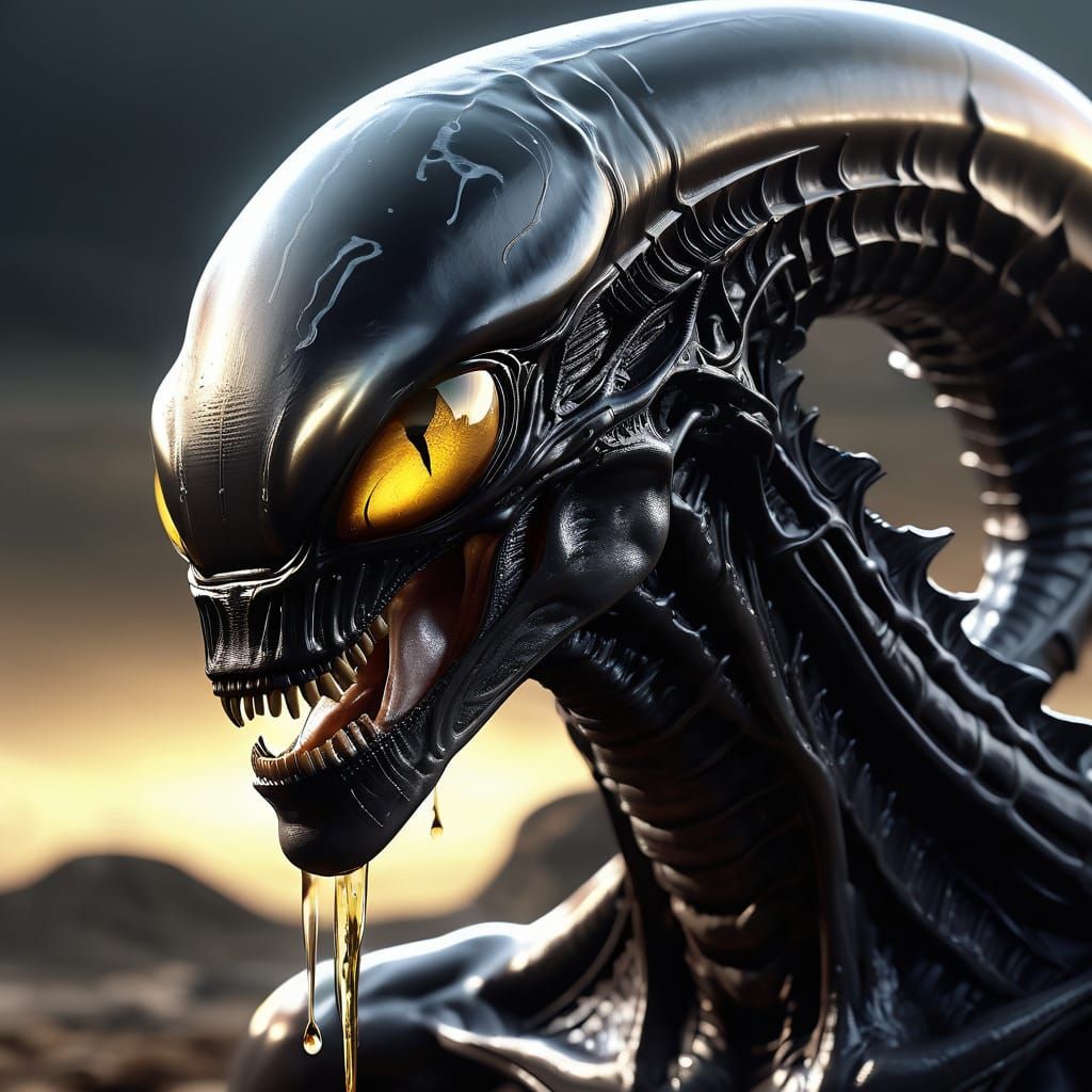 "Drooling Xeno-Warrior"