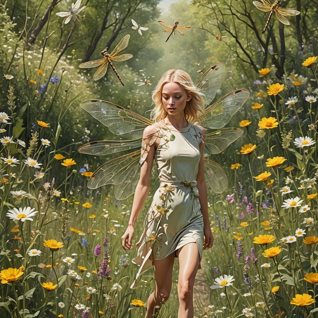 Ethereal Woman: Shapeshifting with Nature