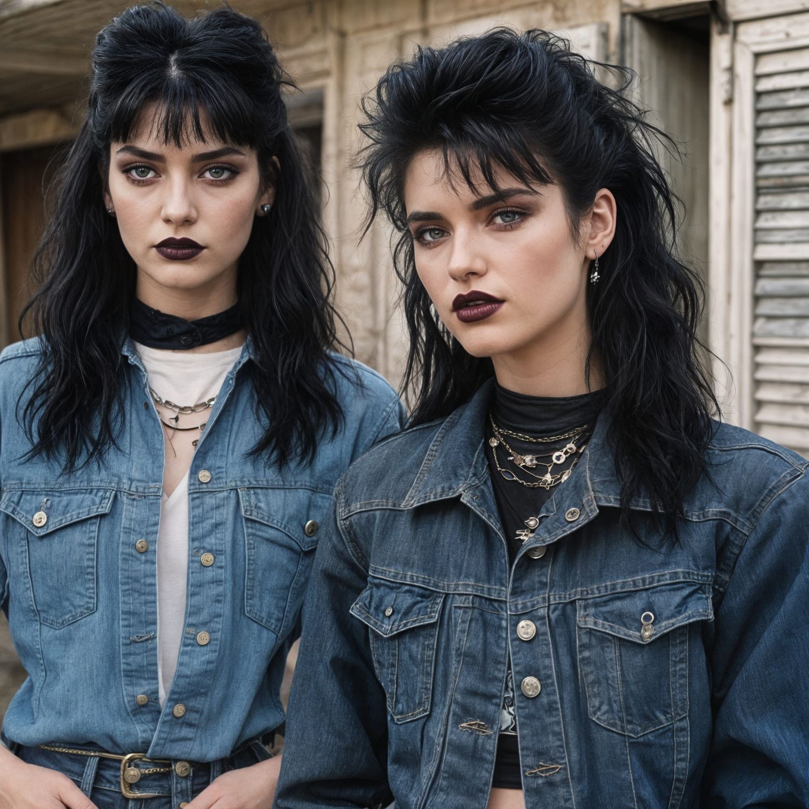 Goth Girls of 1980s Dark Glamour