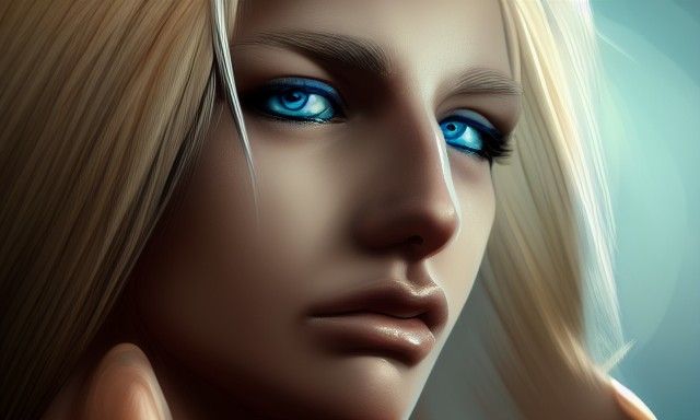 Biopunk Android Woman Portrait in 8k