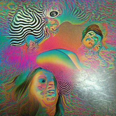 Colorful Psychedelic Abstract Album Art