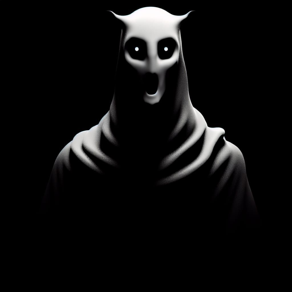 Striking Shadow Being Stares from the Darkness