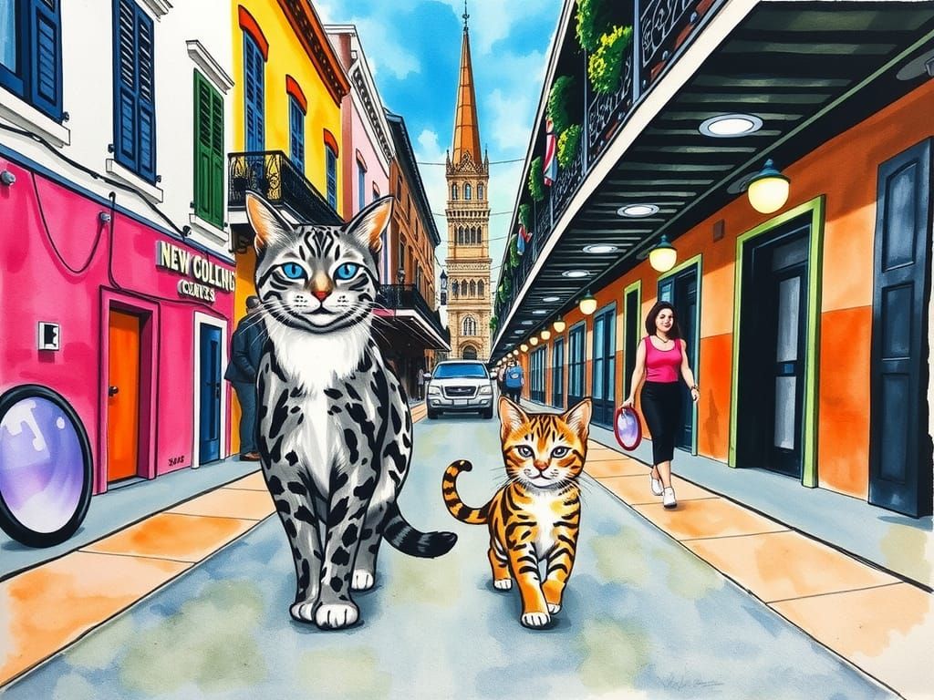 The Bourbon Street Strutters of New Orleans