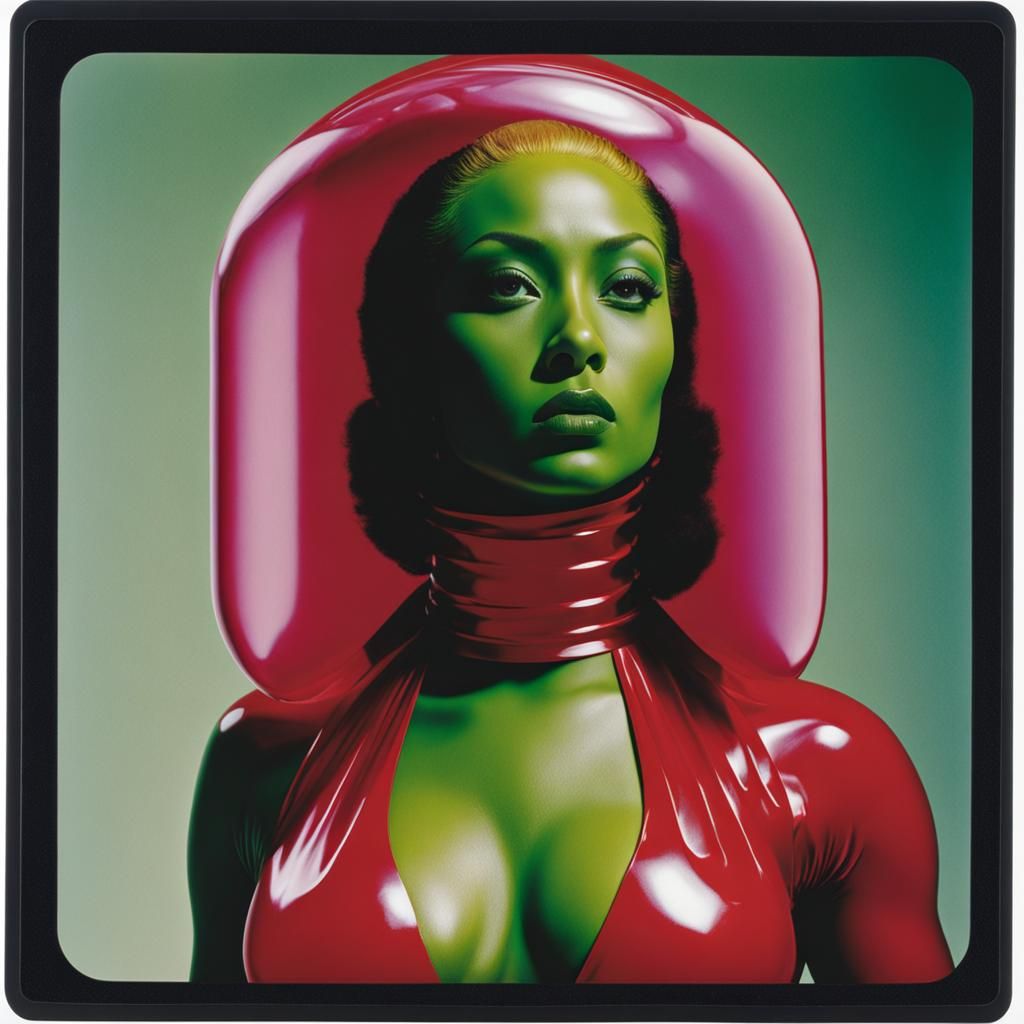 Space: 1999 Inspired Female Bodybuilders in Space