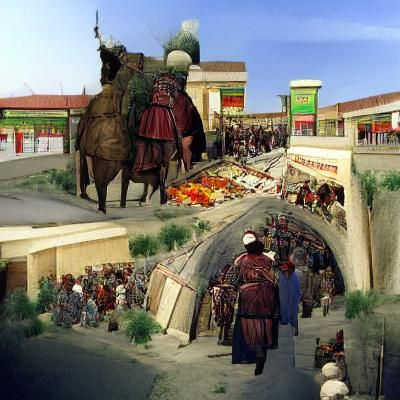 Fall of Baghdad: Mongols at the Market