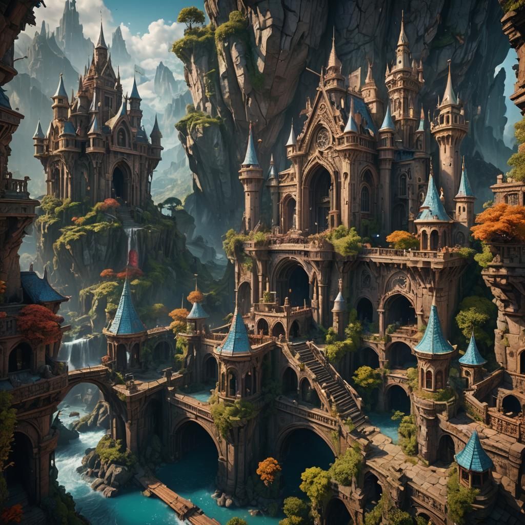 Fantastical Matte Painting in Unreal Engine 5