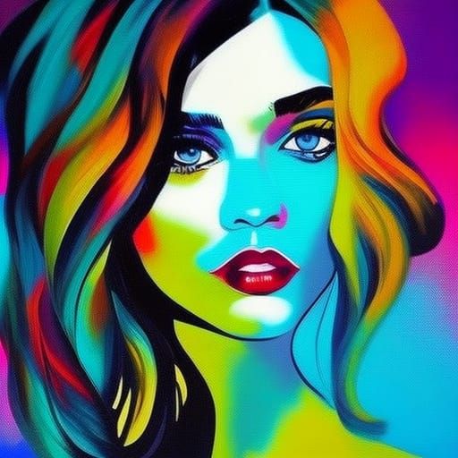 India Eisley Inspired Graffiti Art Portrait