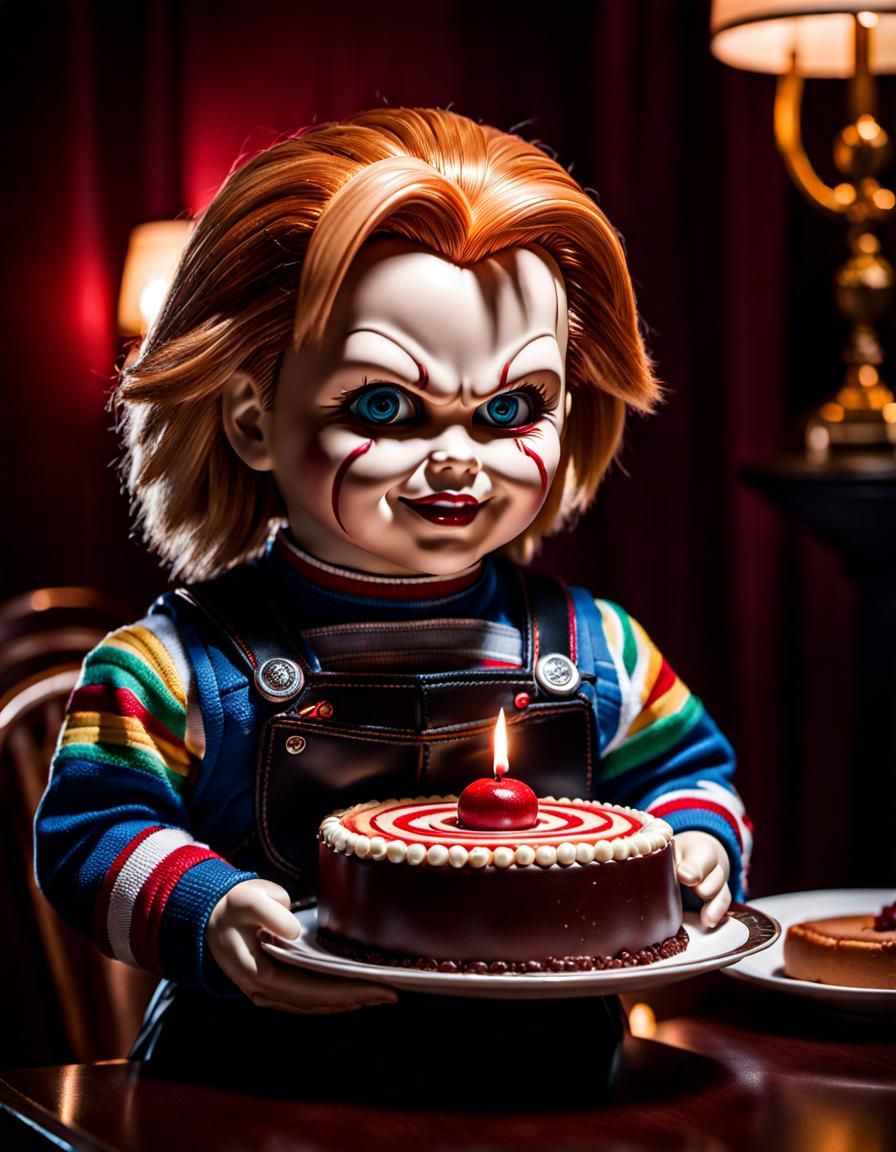 Chucky's Elegant Valentine's Gift in Luxurious Fantasy Setti...