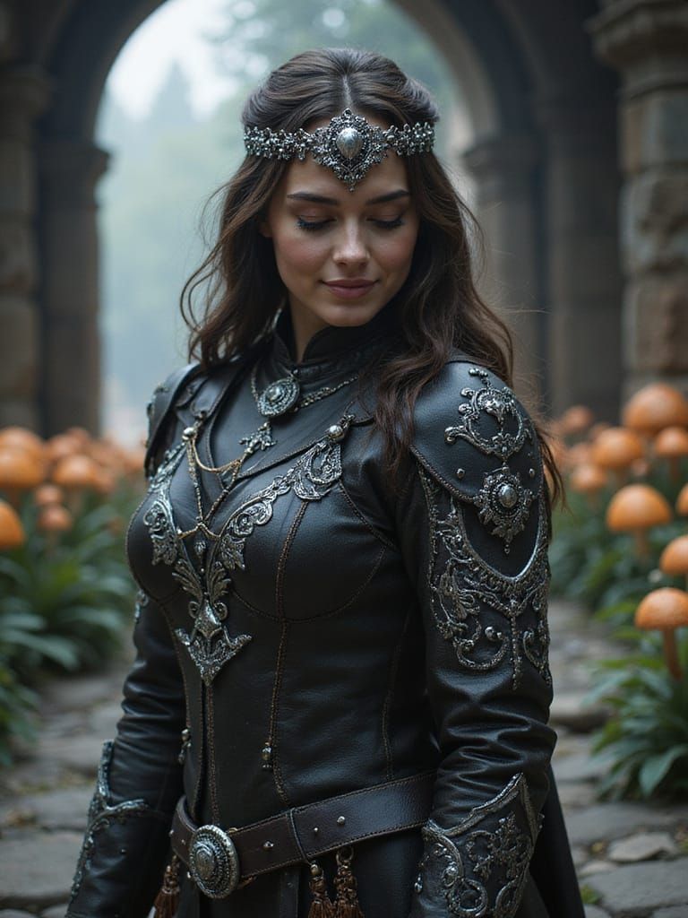 Regal Dwarf Maiden in Moria's Grand Entrance