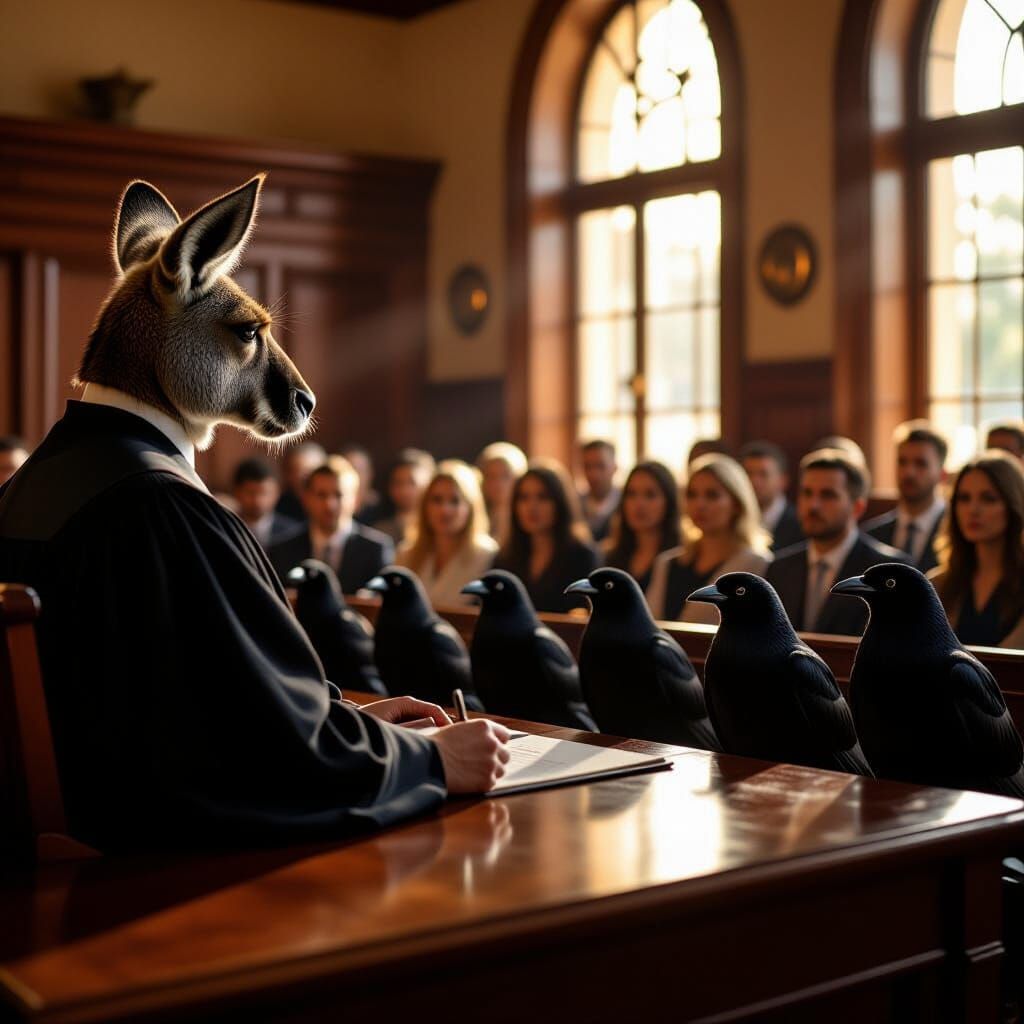 Kangaroo Court: Crows on Trial, Documentary Photography