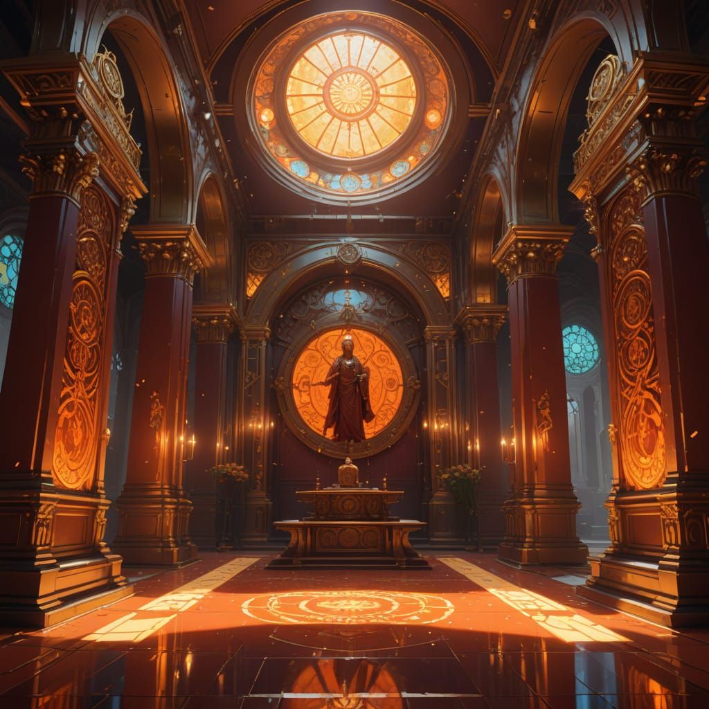 Luminescent Offerings Treasury with Essence Wards