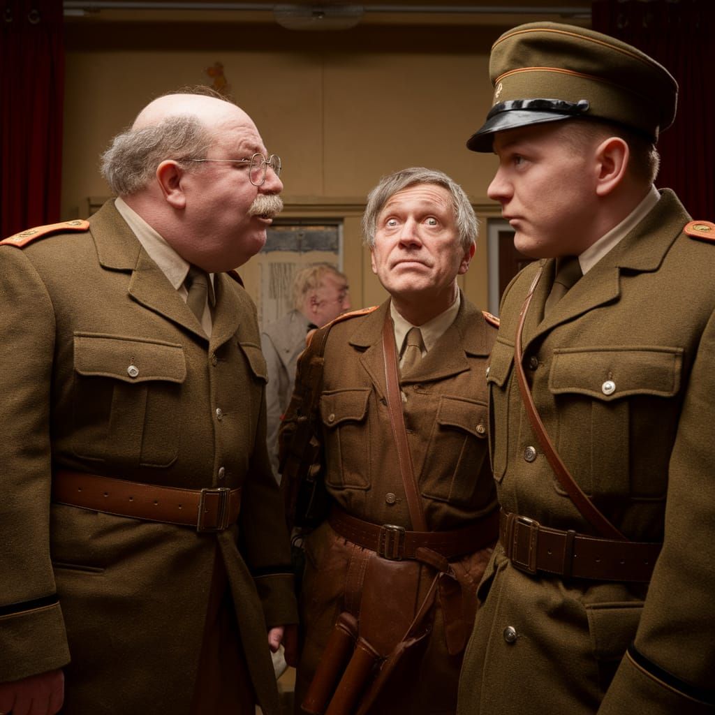 Scene from "Dad's Army".