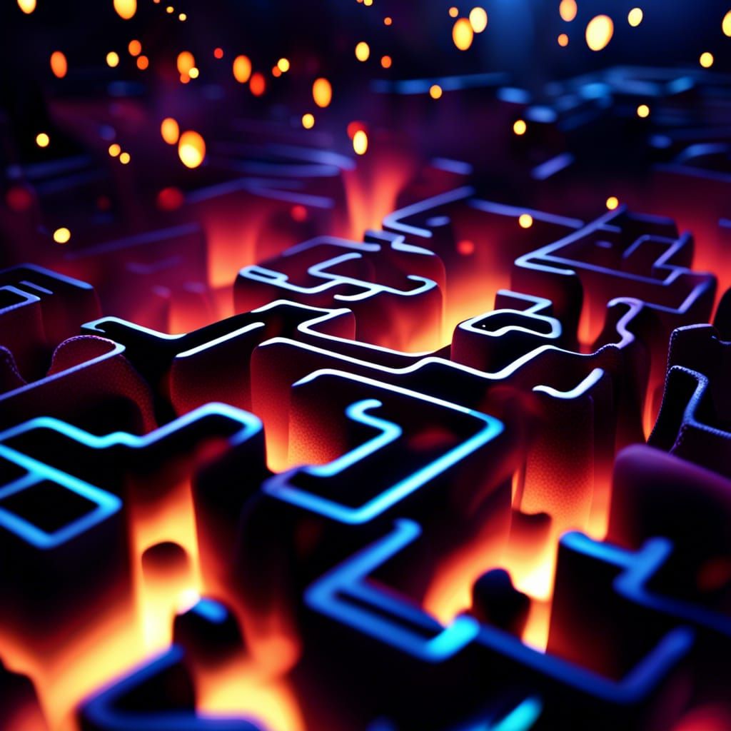 Dreamscape Maze on Fire