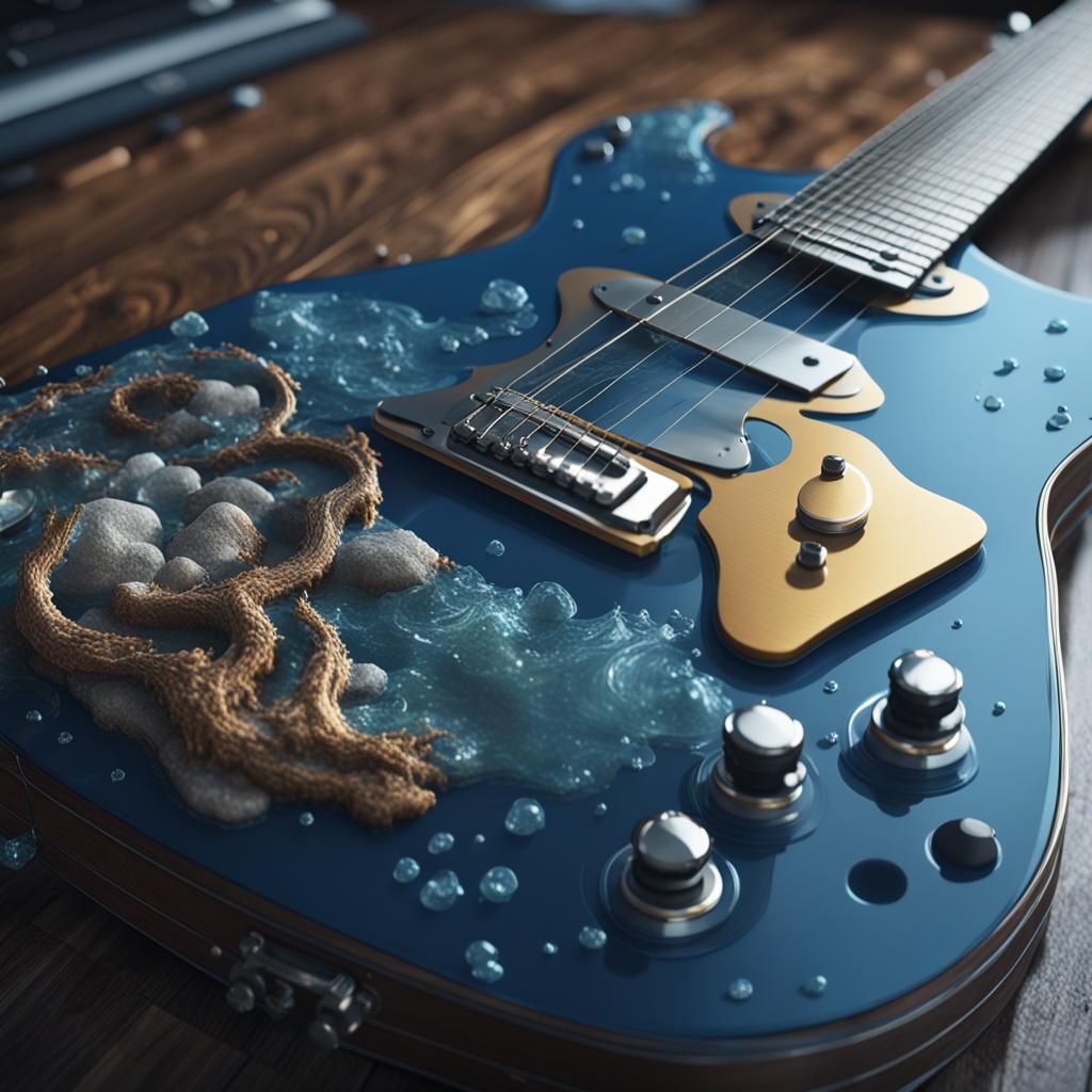 Ocean Guitar: 3D Game Cinematic Masterpiece