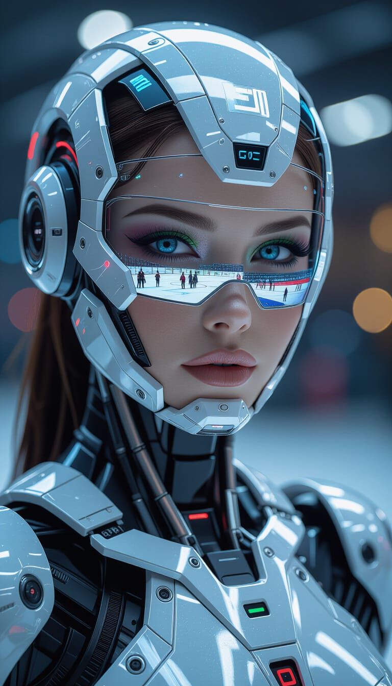 Cyberpunk Android Displays Hockey Score in AMOLED Shell