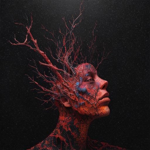 Colorful Astronomy Oil Painting in Vivid Detail