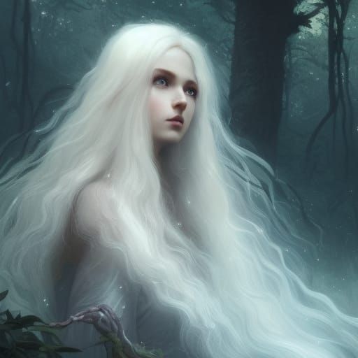 Hyperdetailed Fairy Portrait in Dark Fantasy Style