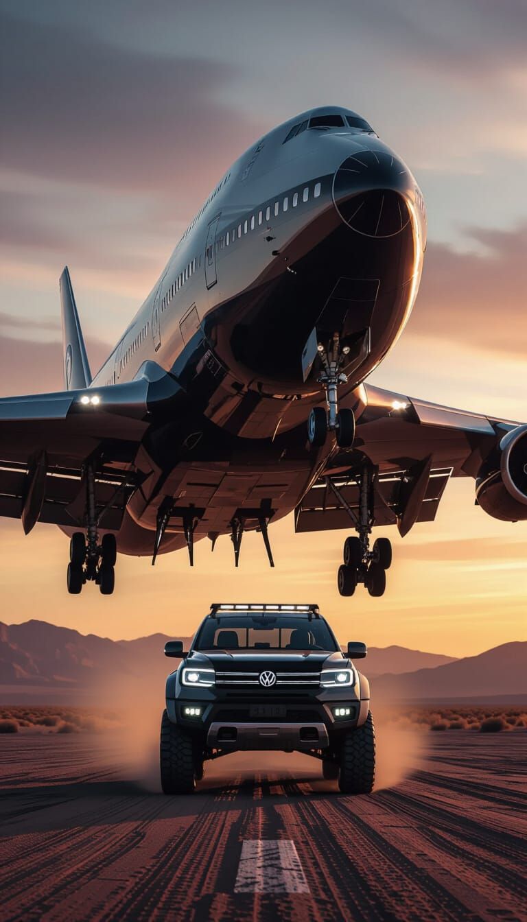 Hyper-Futuristic Aircraft Blends 747 and Amarok