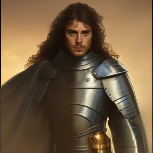 Philip V Portrait in Knight Armor: Artstation Concept Art